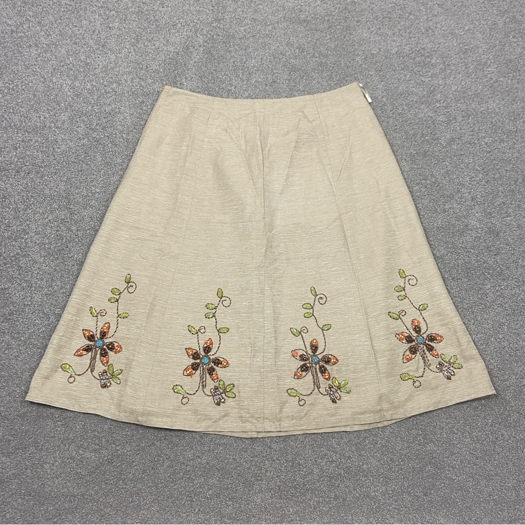 Silk Land Beaded Skirt
